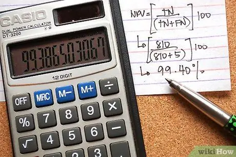 Calculate Sensitivity, Specificity, Positive Predictive Value, and Negative Predictive Value Step 9