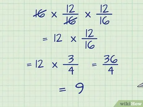 Fractions carrées Étape 11