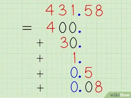 Сандарды ажырату 7 -қадам