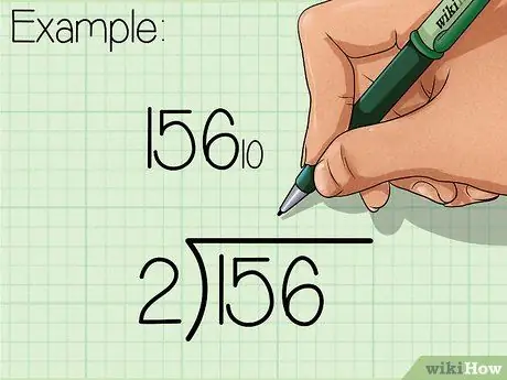 Shndërrohuni nga Decimal në Binary Hapi 1