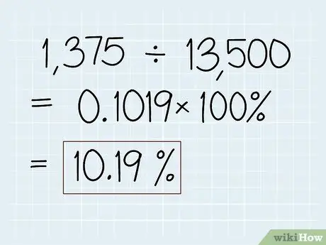 Calculeu el percentatge de canvi del pas 6