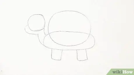 Dessiner une tortue Étape 3