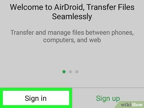 Use o aplicativo AirDroid no Android Etapa 3