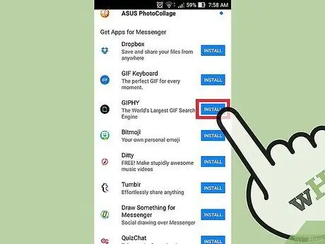 Facebook Messenger Adım 47'yi kullanın