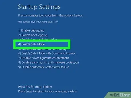Windows- ը գործարկեք անվտանգ ռեժիմով Քայլ 9