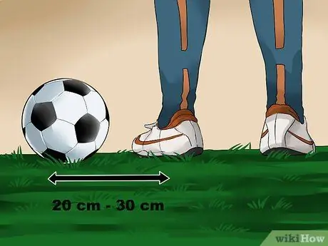 Učinite Rabona korak 3