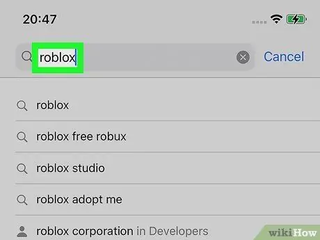 Įdiekite „Roblox“11 veiksmą