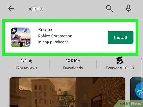 Įdiekite „Roblox“18 veiksmą