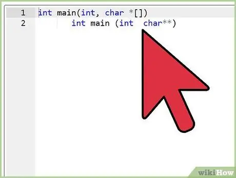 Escreva o código padrão em C ++ Etapa 5