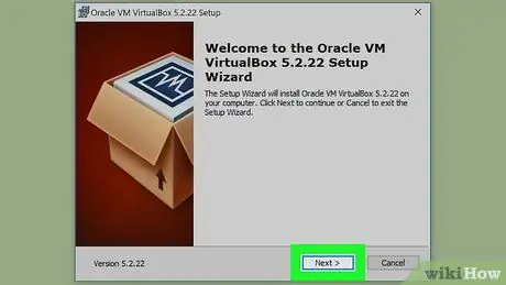 Etapa 5 da instalação do VirtualBox