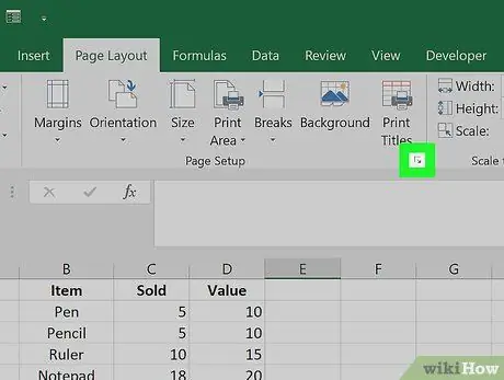 Voeg 'n voettekst by in Excel Stap 4