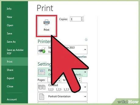 Imprimer une partie d'une feuille de calcul Excel Étape 12