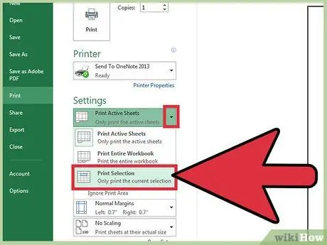 Распечатать часть электронной таблицы Excel Шаг 4