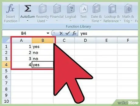 Usa le formule di sommatoria in Microsoft Excel Passaggio 8