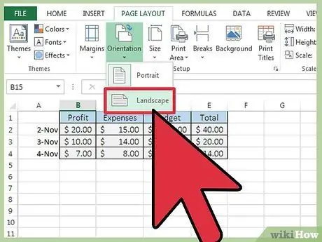 Automatik Laporan dalam Excel Langkah 1