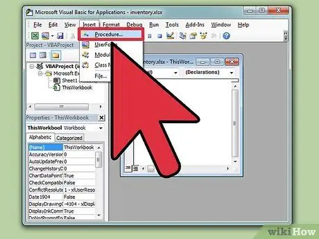 Automatik Laporan dalam Excel Langkah 5