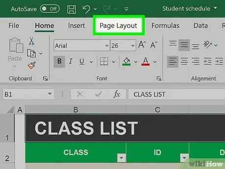 Excel -də Başlıq Satırı əlavə edin 5 -ci addım