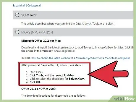 Palaidiet regresijas analīzi programmā Microsoft Excel 3. darbība