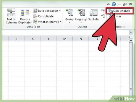 Microsoft Excel дээр регрессийн анализыг ажиллуулна уу 5 -р алхам