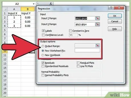 Pokrenite regresijsku analizu u programu Microsoft Excel Korak 9