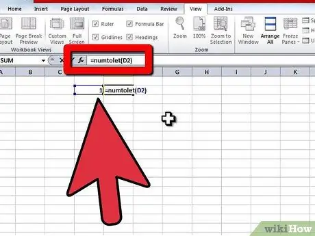 Microsoft Excel -də İstifadəçi tərəfindən müəyyən edilmiş bir funksiya yaradın 6 -cı addım