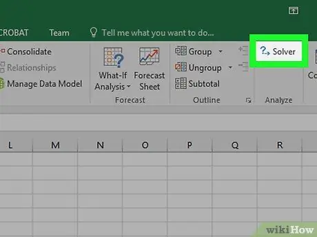 Koristite Solver u programu Microsoft Excel Korak 11