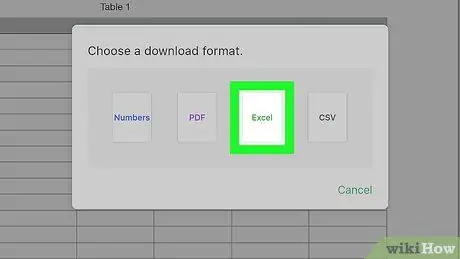 تبدیل. Numbers به . Xls مرحله 7