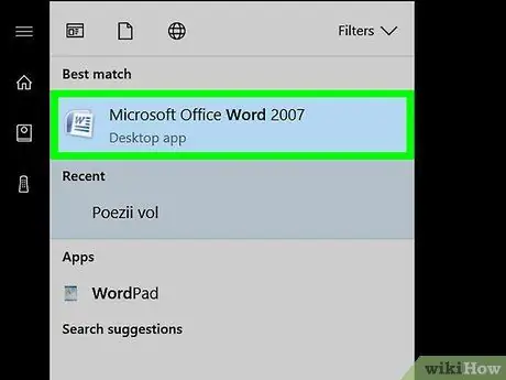 Zaščita z geslom dokument Microsoft Word 1. korak