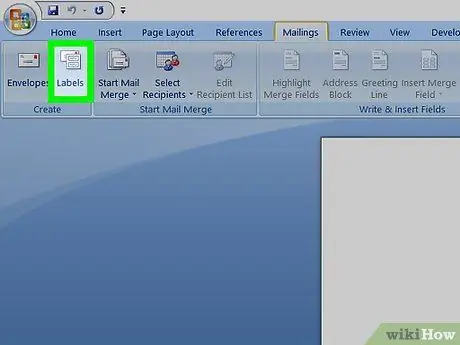 Avery Etiketlərini Microsoft Word -də PC və ya Mac -da çap edin Adım 4