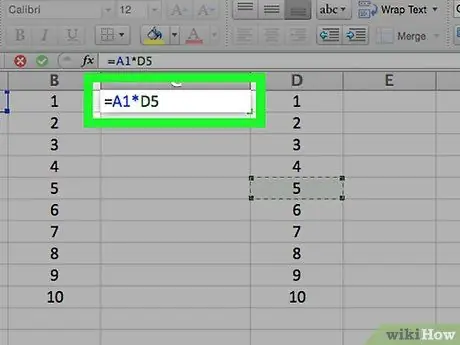 اضرب في Excel الخطوة 13