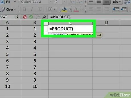 Multiplier dans Excel Étape 17