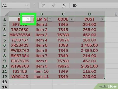 Twórz tabele za pomocą programu Microsoft Excel Krok 10