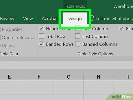 Δημιουργία πινάκων χρησιμοποιώντας το Microsoft Excel Βήμα 6