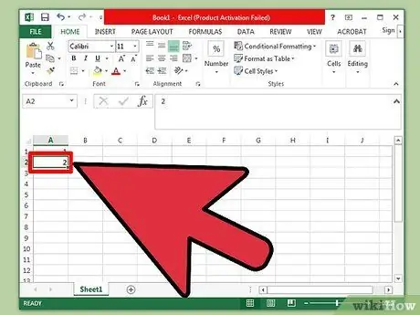 Excel -ə Addım 10