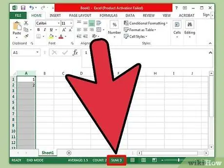 Tambah dalam Excel Langkah 19