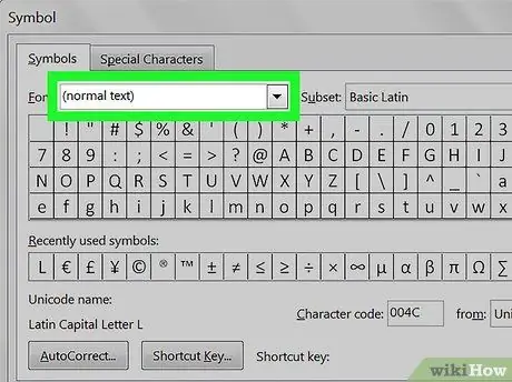 Circle a Number on Microsoft Word Step 5