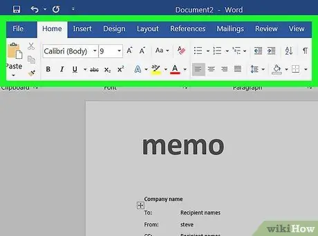 استخدم قوالب المستندات في Microsoft Word الخطوة 37