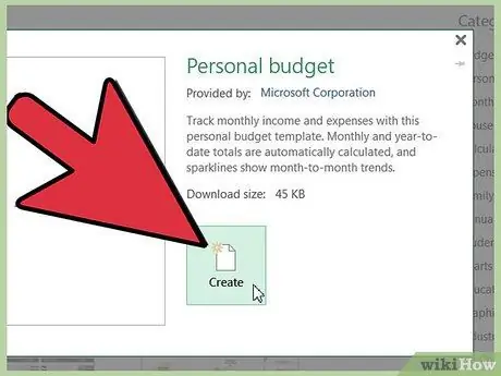 Sledujte své účty v aplikaci Microsoft Excel Krok 2