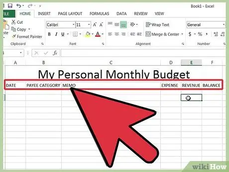 Отслеживайте свои счета в Microsoft Excel Шаг 7