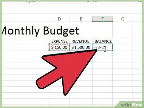 Есептерді Microsoft Excel бағдарламасында қадағалаңыз 9 -қадам