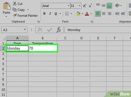 Izveidojiet joslu diagrammu programmā Excel 4. darbība