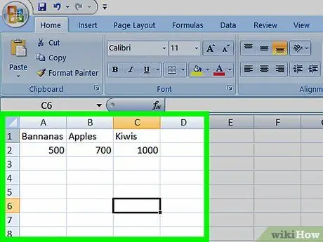 Utilizați Vlookup cu o foaie de calcul Excel Pasul 2