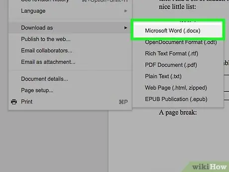 Convert an RTF File into MS Word Document Step 20