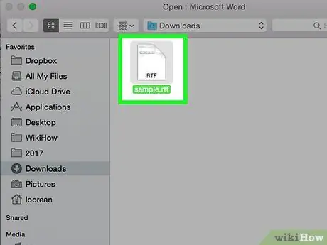 Convert an RTF File into MS Word Document Step 4