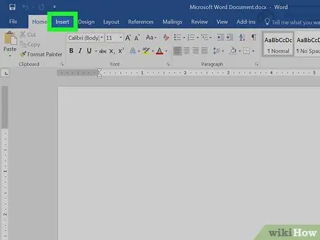 Krok 2: Pridajte klipart do programu Microsoft Word