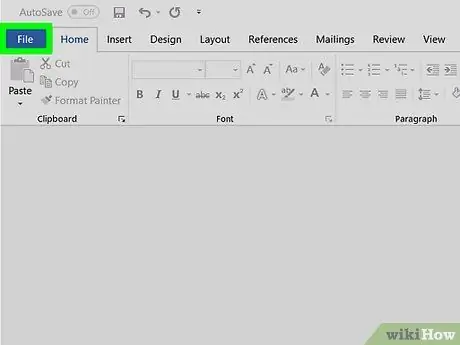 Sluit 'n dialoogkassie in Microsoft Word Stap 13