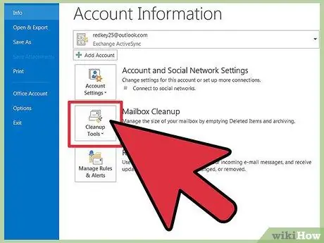 Find Tools in Outlook 2013 Step 7