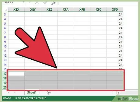 Excel бағдарламасындағы бос жолдарды жою 12 -қадам