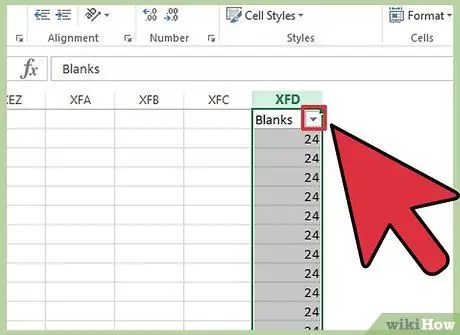 Supprimer les lignes vides dans Excel Étape 9