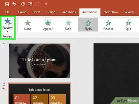 Krok 12: Pridajte efekty animácie do programu Microsoft PowerPoint